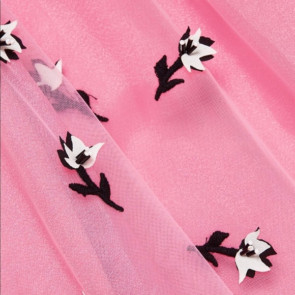 GANNI embellished mesh mocked neck dress - Picture 6 of 7